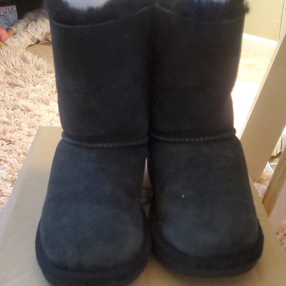 UGG Black Winter Boots with Fur Lining